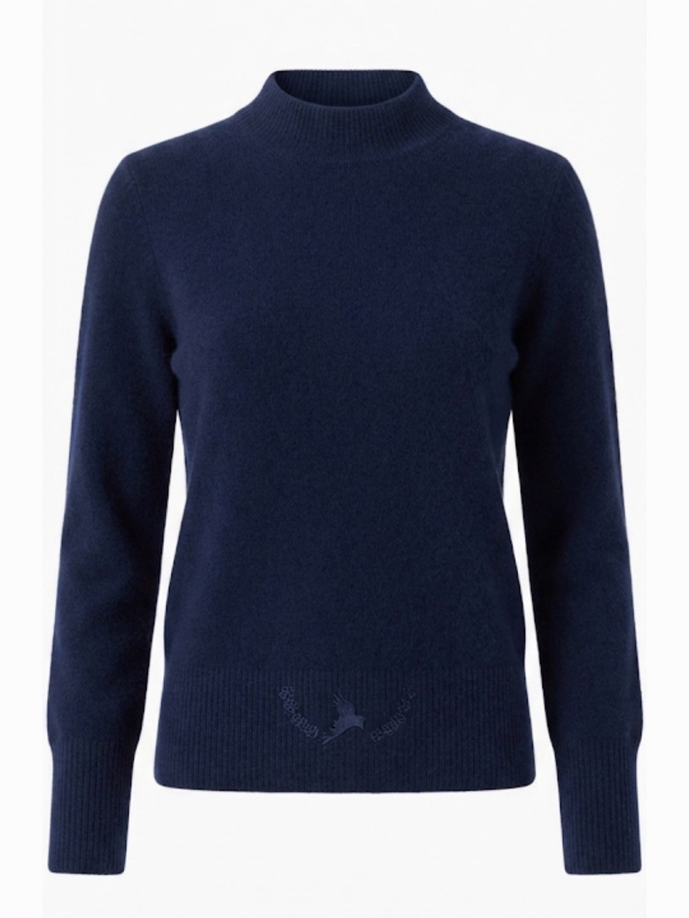 Women’s Equipment Femme Navy Cashmere Sweater Crew Neck Size XXS
